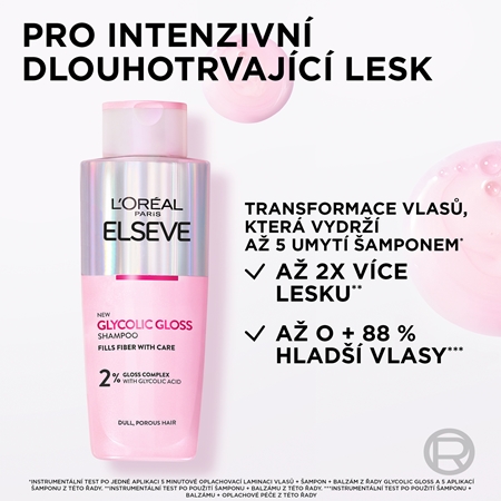 L’Oréal Paris Elseve Glycolic Gloss výhodné balení na vlasy
