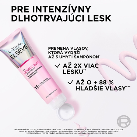 L’Oréal Paris Elseve Glycolic Gloss výhodné balenie na vlasy