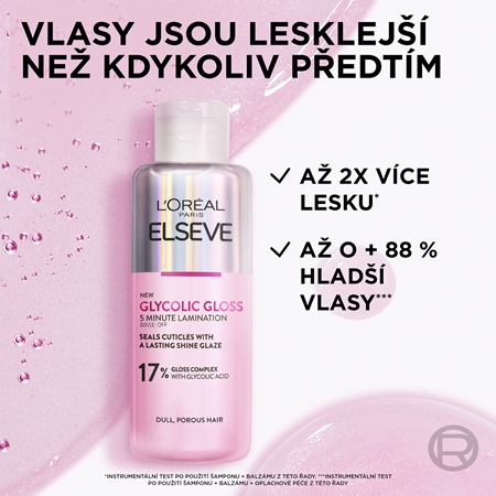 L’Oréal Paris Elseve Glycolic Gloss výhodné balení na vlasy