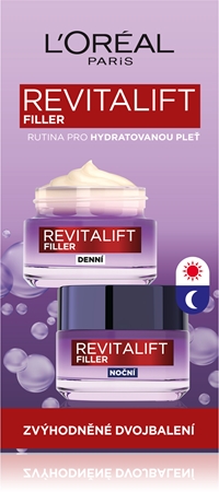 L’Oréal Paris Revitalift Filler Day And Night Cream with anti-ageing effect