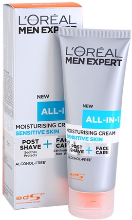 L’Oréal Paris Men Expert All-in-1 зволожуючий крем для чутливої шкіри