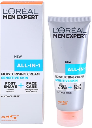 L’Oréal Paris Men Expert All-in-1 зволожуючий крем для чутливої шкіри