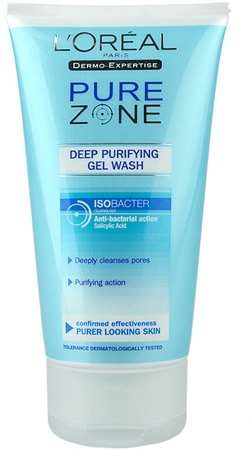 L’Oréal Paris Dermo-Expertise Pure Zone gel limpiador contra las imperfecciones de la piel