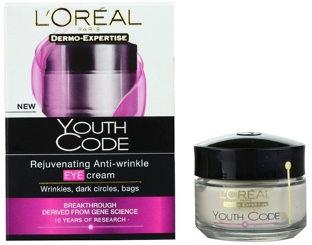 L’Oréal Paris Youth Code Augencreme gegen Falten für alle Hauttypen