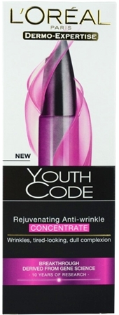 L’Oréal Paris Youth Code verjüngendes Pflegekonzentrat gegen Falten
