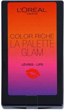 L’Oréal Paris Color Riche La Palette Glam Paleta de ruj cu oglindă si aplicator