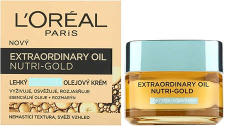 L’Oréal Paris Extraordinary Oil Nutri-Gold lahka hranilna oljasta krema