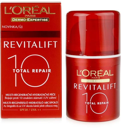L’Oréal Paris Revitalift Total Repair 10 Feuchtigkeitsspendende Tagescreme gegen Hautalterung