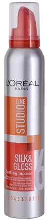 L’Oréal Paris Studio Line Silk&Gloss Curl Power espuma para formação de ondas