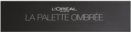 L’Oréal Paris Color Riche La Palette Ombrée paletka očných tieňov so zrkadielkom a aplikátorom
