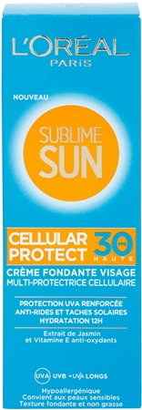 L’Oréal Paris Sublime Sun Protective Face Cream SPF 30