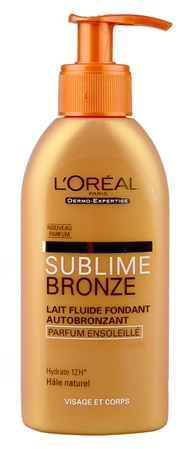 L’Oréal Paris Sublime Bronze Self-Tanning Milk for Face and Body