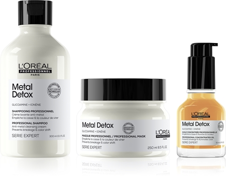 L’Oréal Professionnel Serie Expert Metal Detox confezione conveniente per capelli rovinati