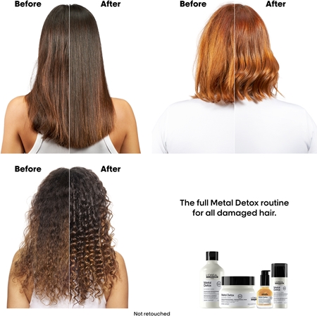 L’Oréal Professionnel Serie Expert Metal Detox takarékos kiszerelés a károsult hajra