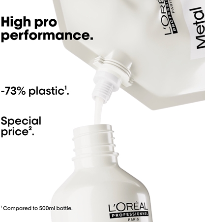 L’Oréal Professionnel Serie Expert Metal Detox takarékos kiszerelés a károsult hajra