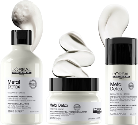 L’Oréal Professionnel Serie Expert Metal DX vorteilhafte Packung für gefärbtes und geschädigtes Haar