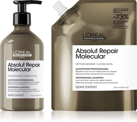 L’Oréal Professionnel Serie Expert Absolut Repair Molecular ekonomiška pakuotė pažeistiems plaukams