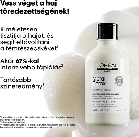 L’Oréal Professionnel Serie Expert Metal Detox mélyen tisztító sampon a festett és károsult hajra