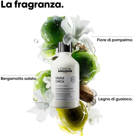 L’Oréal Professionnel Serie Expert Metal Detox shampoo di pulizia profonda per capelli tinti e danneggiati