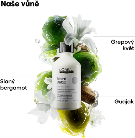 L’Oréal Professionnel Serie Expert Metal Detox hloubkově čisticí šampon pro barvené a poškozené vlasy