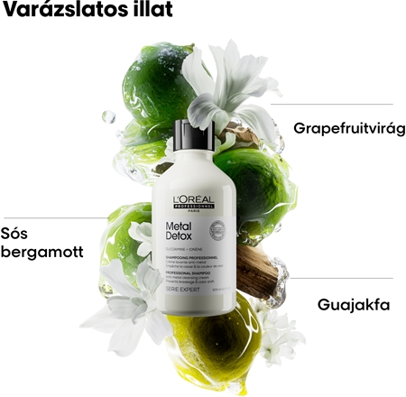 L’Oréal Professionnel Serie Expert Metal Detox mélyen tisztító sampon a festett és károsult hajra