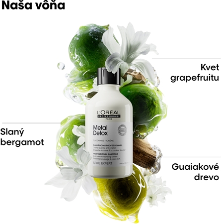 L’Oréal Professionnel Serie Expert Metal Detox hĺbkovo čistiaci šampón pre farbené a poškodené vlasy