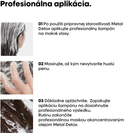 L’Oréal Professionnel Serie Expert Metal Detox hĺbkovo čistiaci šampón pre farbené a poškodené vlasy