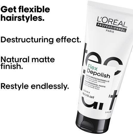 L’Oréal Professionnel Tecni.Art Depolish styling modelling paste with matt effect