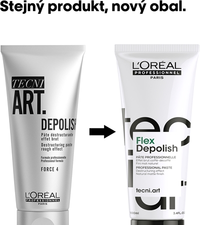 L’Oréal Professionnel Tecni.Art Depolish destrukturizační krémová modelovací pasta s matným efektem