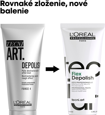 L’Oréal Professionnel Tecni.Art Depolish deštrukčná krémová pasta na tvarovanie účesu a matný efekt