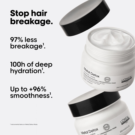 L’Oréal Professionnel Serie Expert Metal DX tiefenwirksame nährende Maske für gefärbtes und geschädigtes Haar