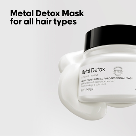 L’Oréal Professionnel Serie Expert Metal Detox maschera di nutrimento profondo per capelli tinti e danneggiati