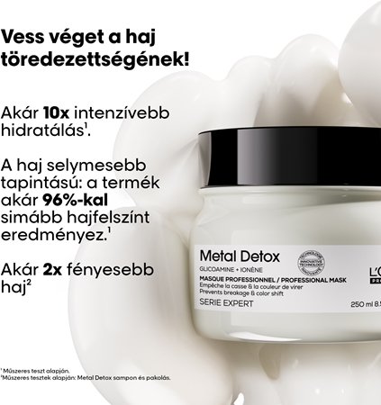 L’Oréal Professionnel Serie Expert Metal Detox mélyen tápláló maszk a festett és károsult hajra