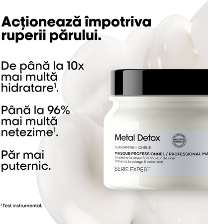 L’Oréal Professionnel Serie Expert Metal Detox mască hrănitoare profundă pentru par vopsit si deteriorat