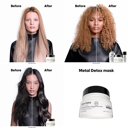 L’Oréal Professionnel Serie Expert Metal Detox maschera di nutrimento profondo per capelli tinti e danneggiati