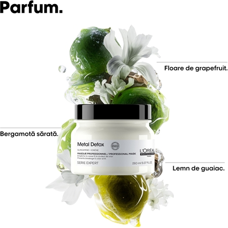 L’Oréal Professionnel Serie Expert Metal Detox mască hrănitoare profundă pentru par vopsit si deteriorat