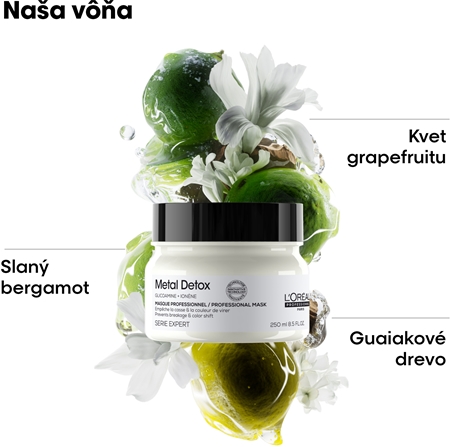 L’Oréal Professionnel Serie Expert Metal Detox hĺbkovo vyživujúca maska pre farbené a poškodené vlasy