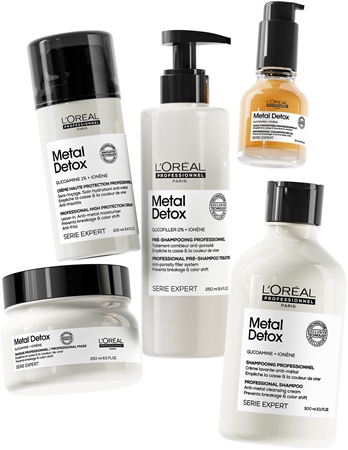 L’Oréal Professionnel Serie Expert Metal Detox hloubkově vyživující maska pro barvené a poškozené vlasy