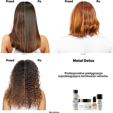 L’Oréal Professionnel Serie Expert Metal Detox maska głęboko odżywiająca do włosów farbowanych i zniszczonych