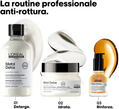 L’Oréal Professionnel Serie Expert Metal Detox maschera di nutrimento profondo per capelli tinti e danneggiati