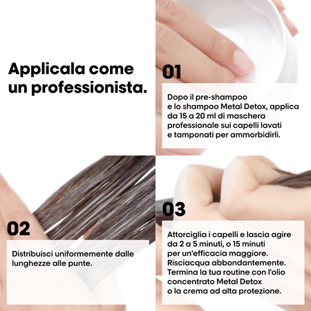 L’Oréal Professionnel Serie Expert Metal Detox maschera di nutrimento profondo per capelli tinti e danneggiati
