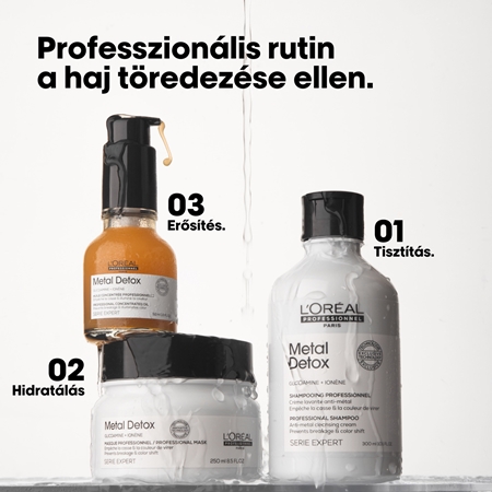 L’Oréal Professionnel Serie Expert Metal Detox mélyen tápláló maszk a festett és károsult hajra
