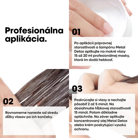 L’Oréal Professionnel Serie Expert Metal Detox hĺbkovo vyživujúca maska pre farbené a poškodené vlasy