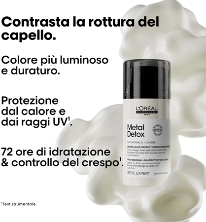 L’Oréal Professionnel Serie Expert Metal Detox crema protettiva per capelli fragili e stanchi