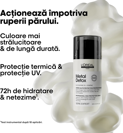 L’Oréal Professionnel Serie Expert Metal Detox cremă protectoare petru par fragil si fara vlaga