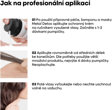 L’Oréal Professionnel Serie Expert Metal Detox ochranný krém pro lámavé a namáhané vlasy