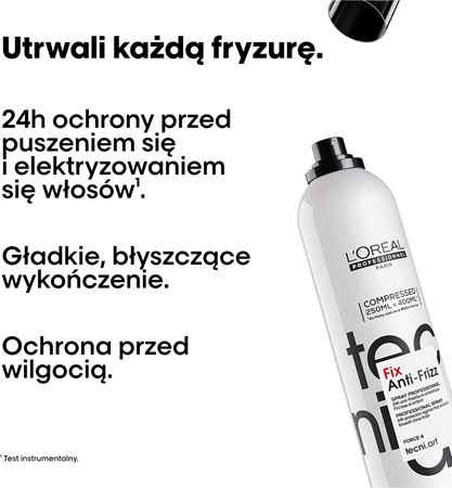 L’Oréal Professionnel Tecni.Art FIX Anti-Frizz spray utrwalający przeciwko puszeniu się włosów