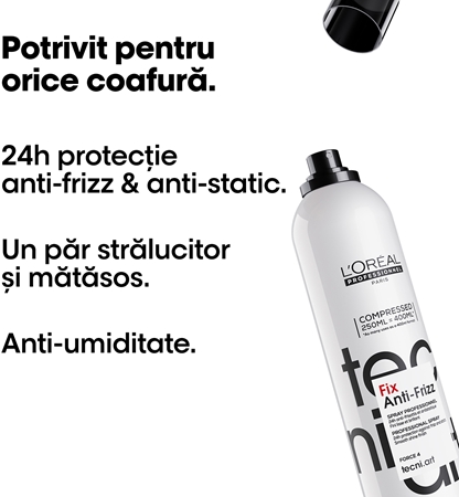 L’Oréal Professionnel Tecni.Art FIX Anti-Frizz spray pentru fixare anti-electrizare