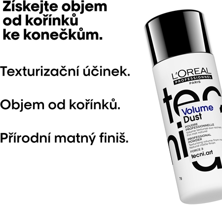 L’Oréal Professionnel Tecni.Art Volume Dust pudr na vlasy pro objem a tvar