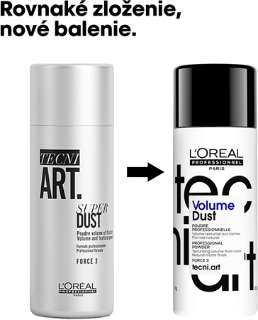L’Oréal Professionnel Tecni.Art Volume Dust púder na vlasy pre objem a tvar